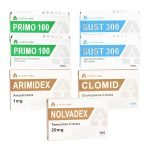 PACK MUSCLE SEC LEVEL II (INYECTAR) A-TECH LABS - SUSTANON + PRIMOBOLAN + PCT (8 SEMANAS)