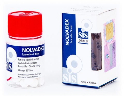 Antiøstrogen Nolvadex Nolvadex - 50 faner - 20 mg - SIS Labs