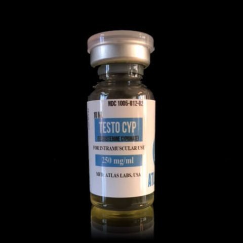 Injectable Cypionate Testosterone Test Cypionate 250mg / ml 10ml - Atlas Labs