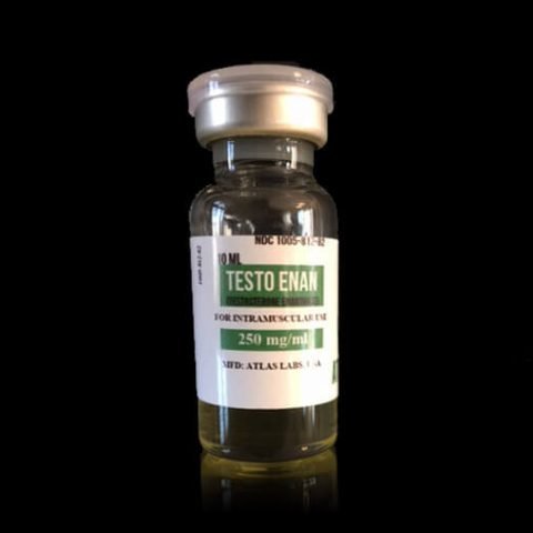 Test di testosterone enantato iniettabile Enanthate 250mg / ml 10ml - Atlas Labs