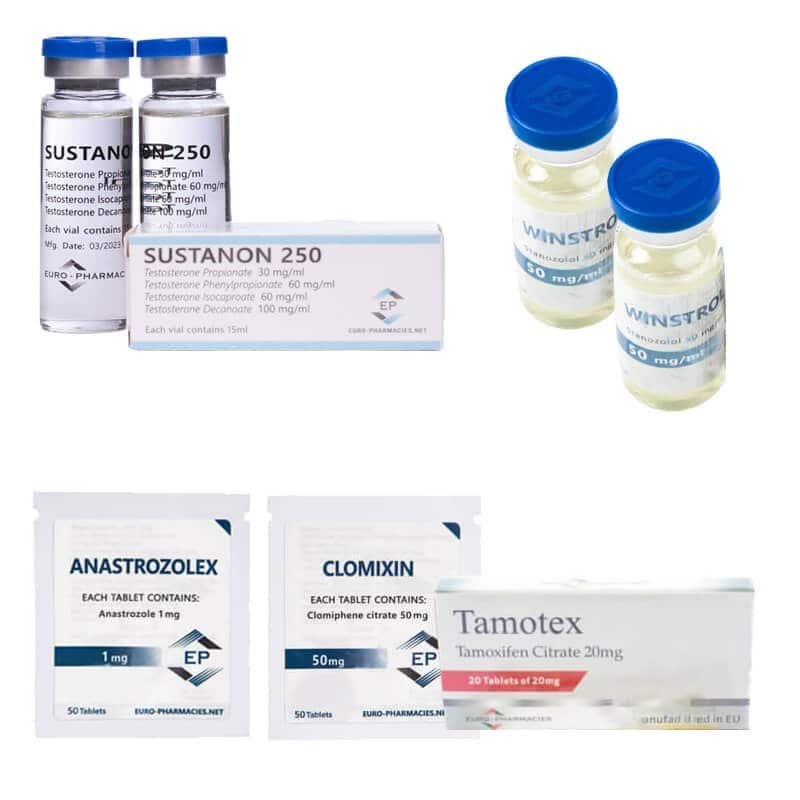 LEVEL II 건조 질량 증가 팩(주입) – Sustanon + Stanozolol(8주) Euro Pharmacies