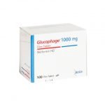 Glucophage 1000 mg - 100 tabletten - Merck