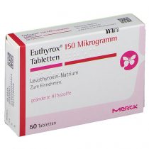 Euthyrox-T4-150mcg-50tabs – MerckSerono - 이미지 1