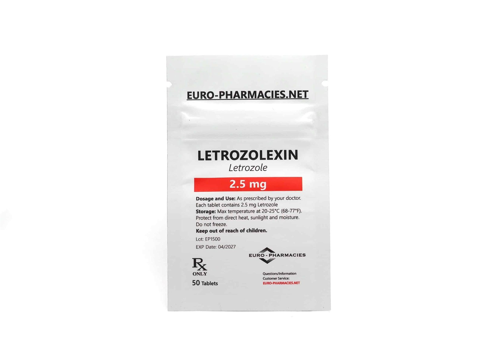 Europharmacies Bag Letrozolexin (Letrozole)