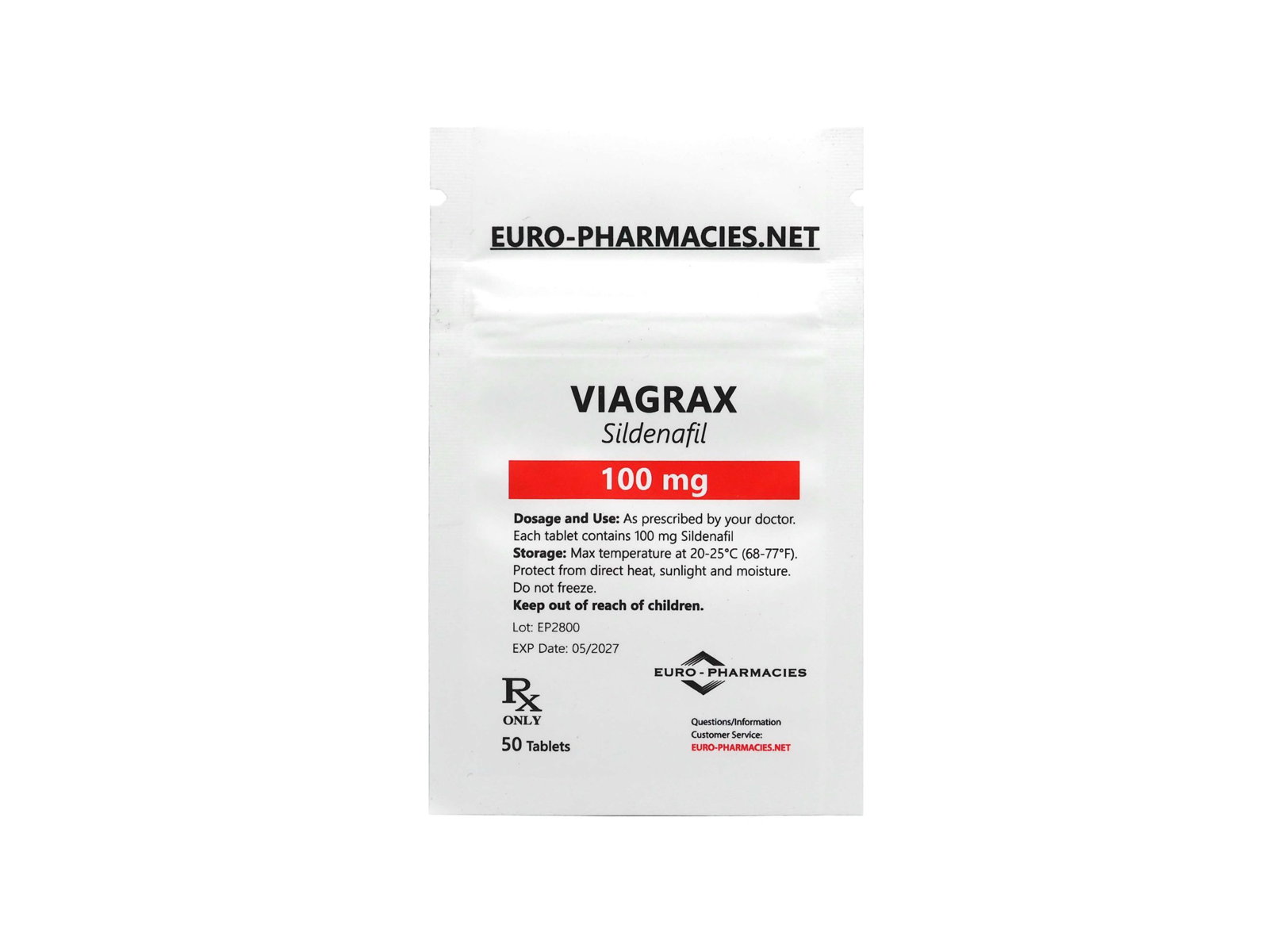 Europharmacies Zak Viagrax (Sildenafil)