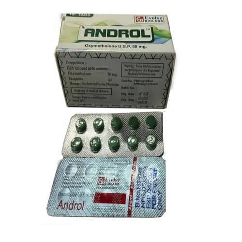 Anadrol 50 mg (10 pastillas) – Evolve Biolabs
