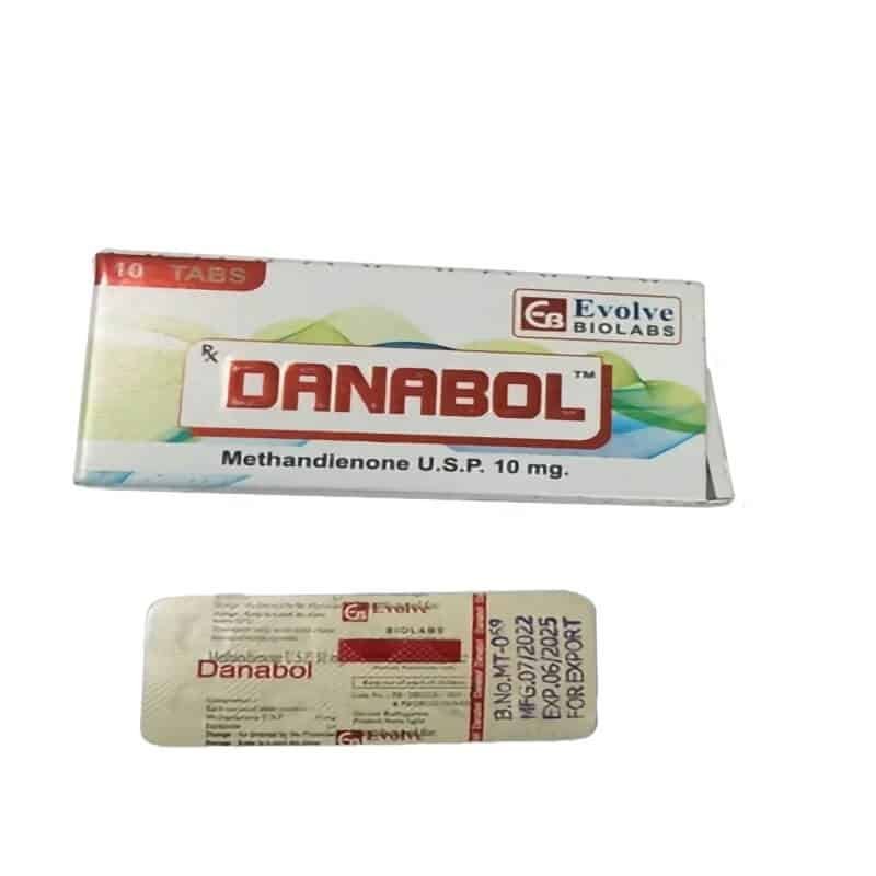 Danabol tabs (10 pilulek) – Evolve Biolabs
