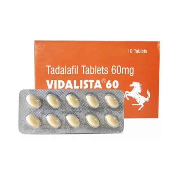 Cialis – 10 tabbladen 60 mg – Vidalista