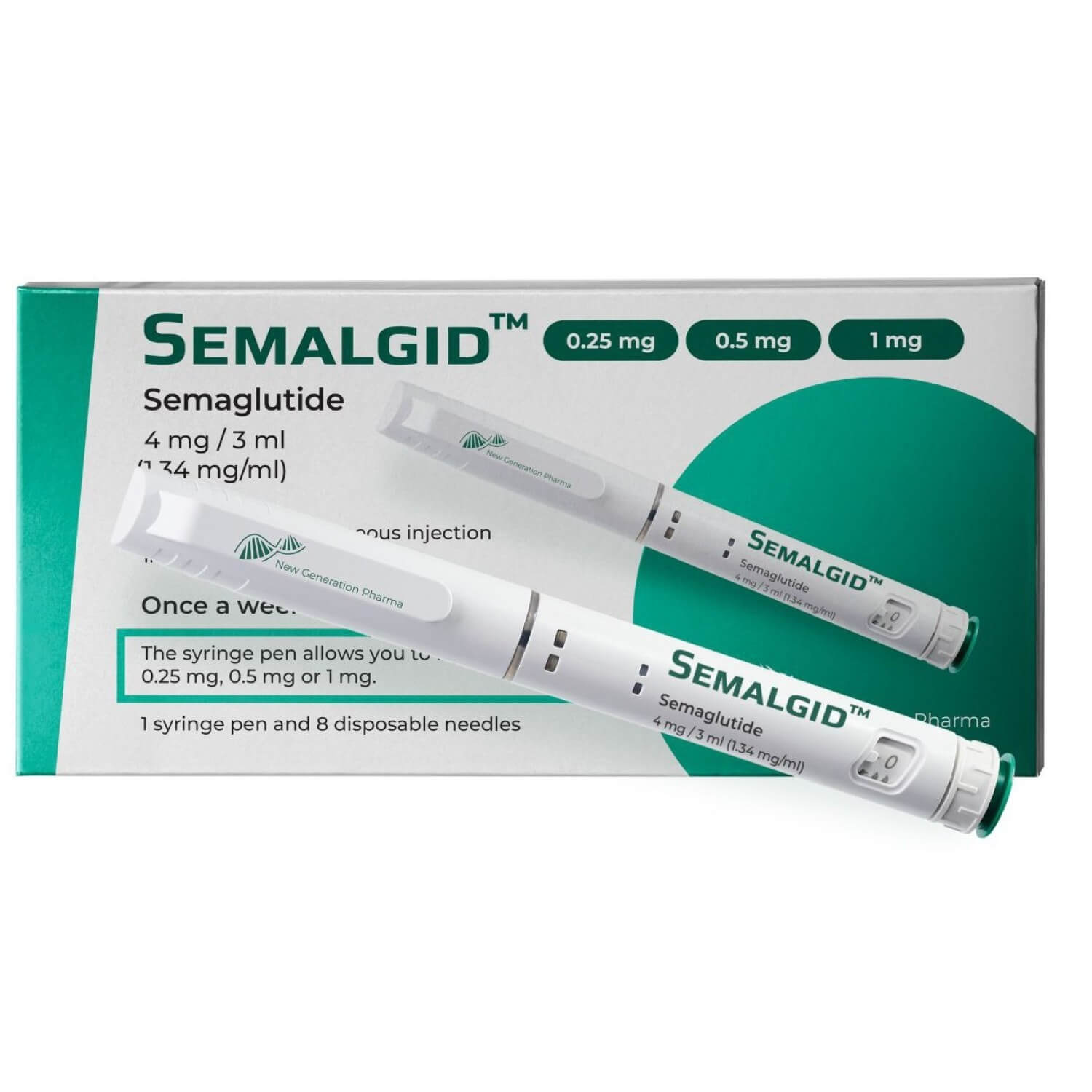 Semalgid 4 mg (Semaglutid) – Driada Medical