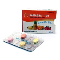Kamagra 100-Chewable tabs- Four Flavours - Sildenafil Citrate CT - 1x4 - Pharmacy-EU – Bild 1